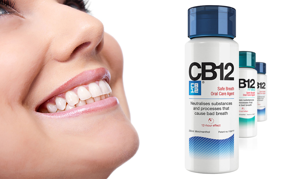 CB12 neutralises bad breath